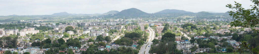 View from Loma del Capiro (Capiro's Hill), Santa Clara, Cuba